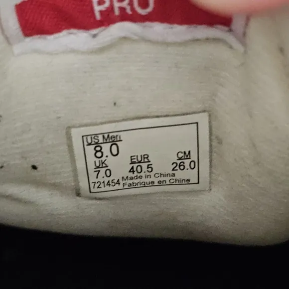 Vans Pro Sk8 Hi Checkerboard Shoes Suede Men 8 WHITE 40.5 Off the Wall H…