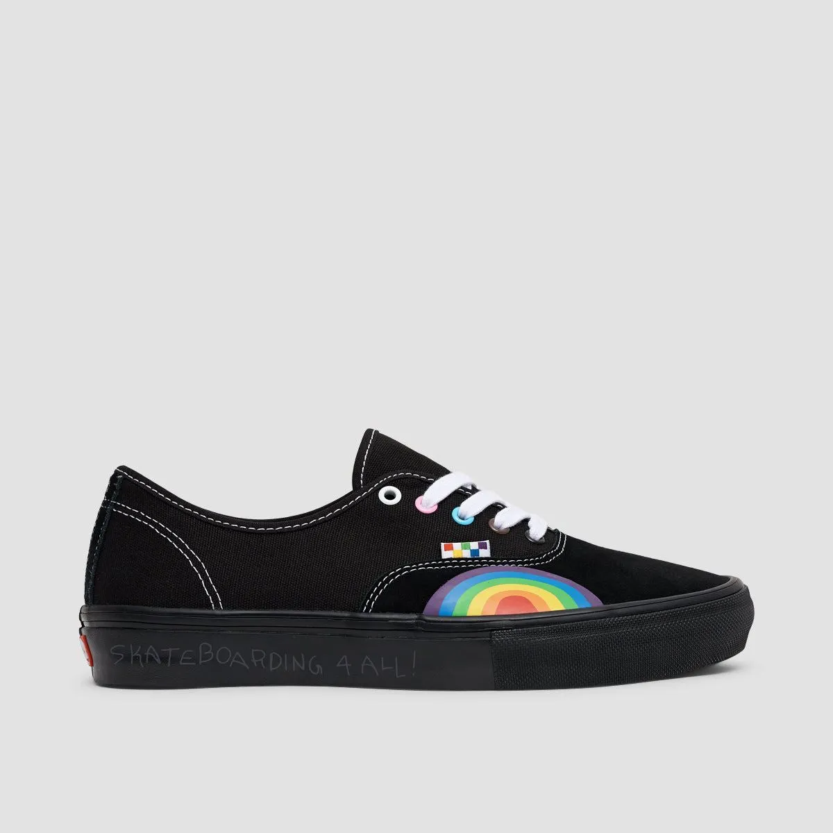 Vans Skate Authentic Shoes - Pride Black/Multi