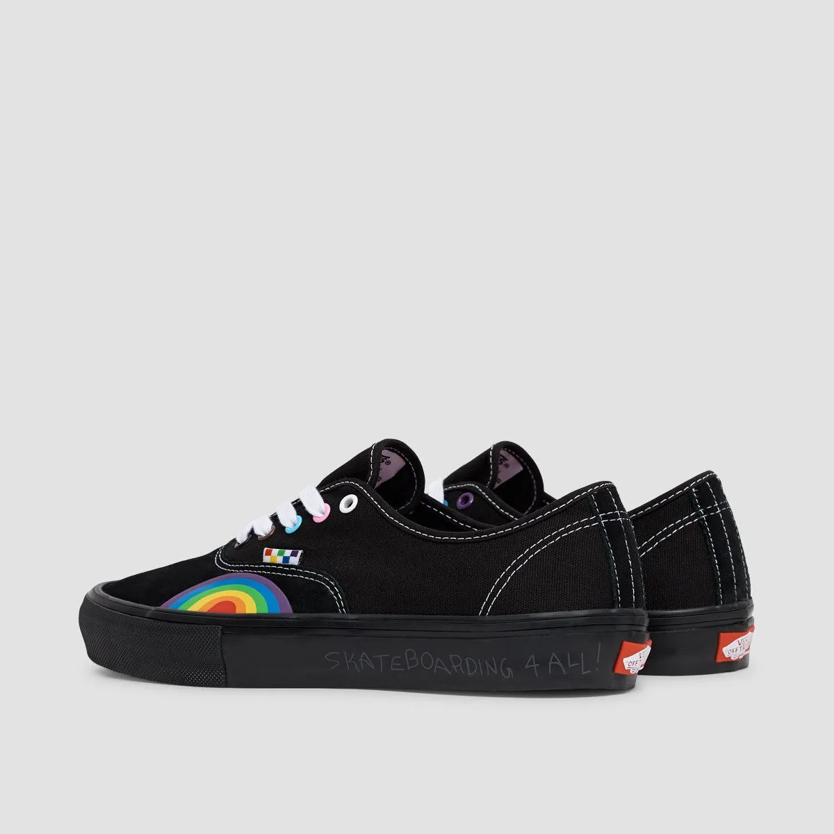 Vans Skate Authentic Shoes - Pride Black/Multi