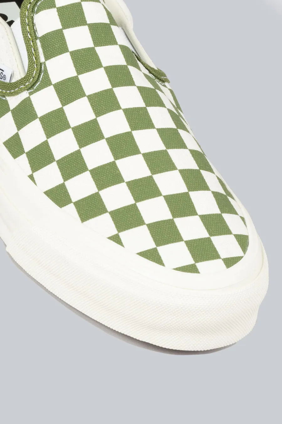 VANS SLIP-ON REISSUE 98 LX PESTO GREEN CHECKERBOARD
