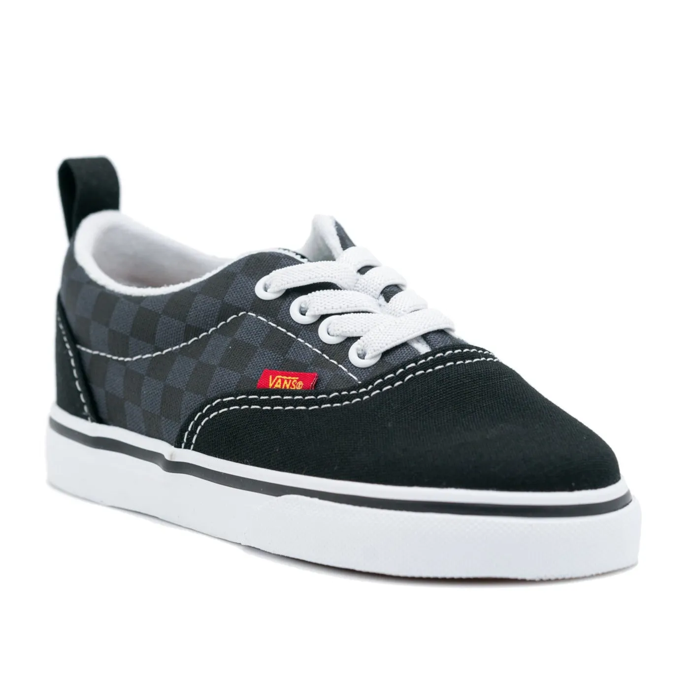 Vans Toddler Era Elastic Lace - (Flame Logo) Black/Multi
