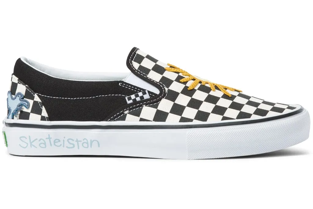 Vans X Skateistan Women's Skate Slip On Checkerboard