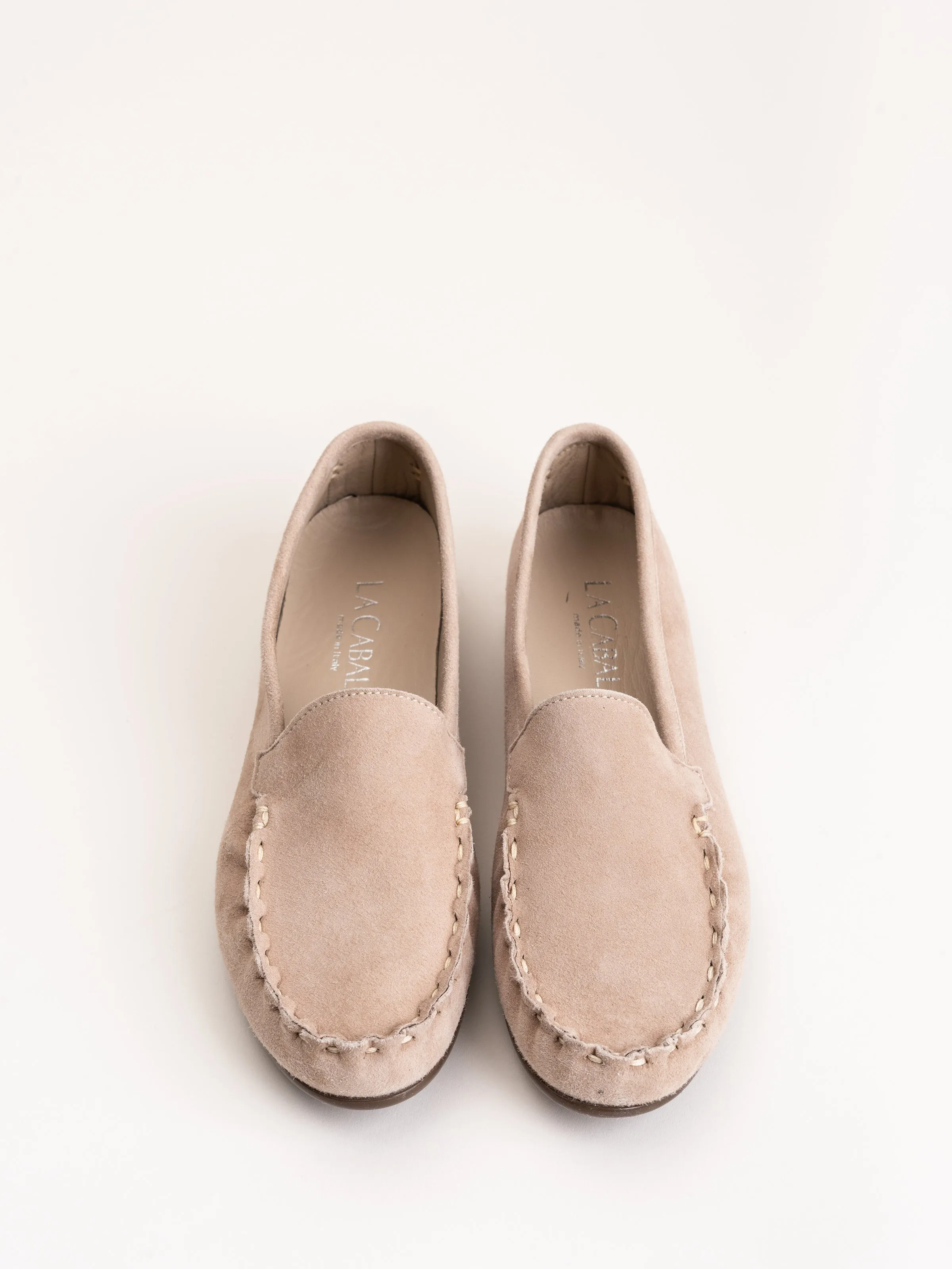 velour moccasin - marble