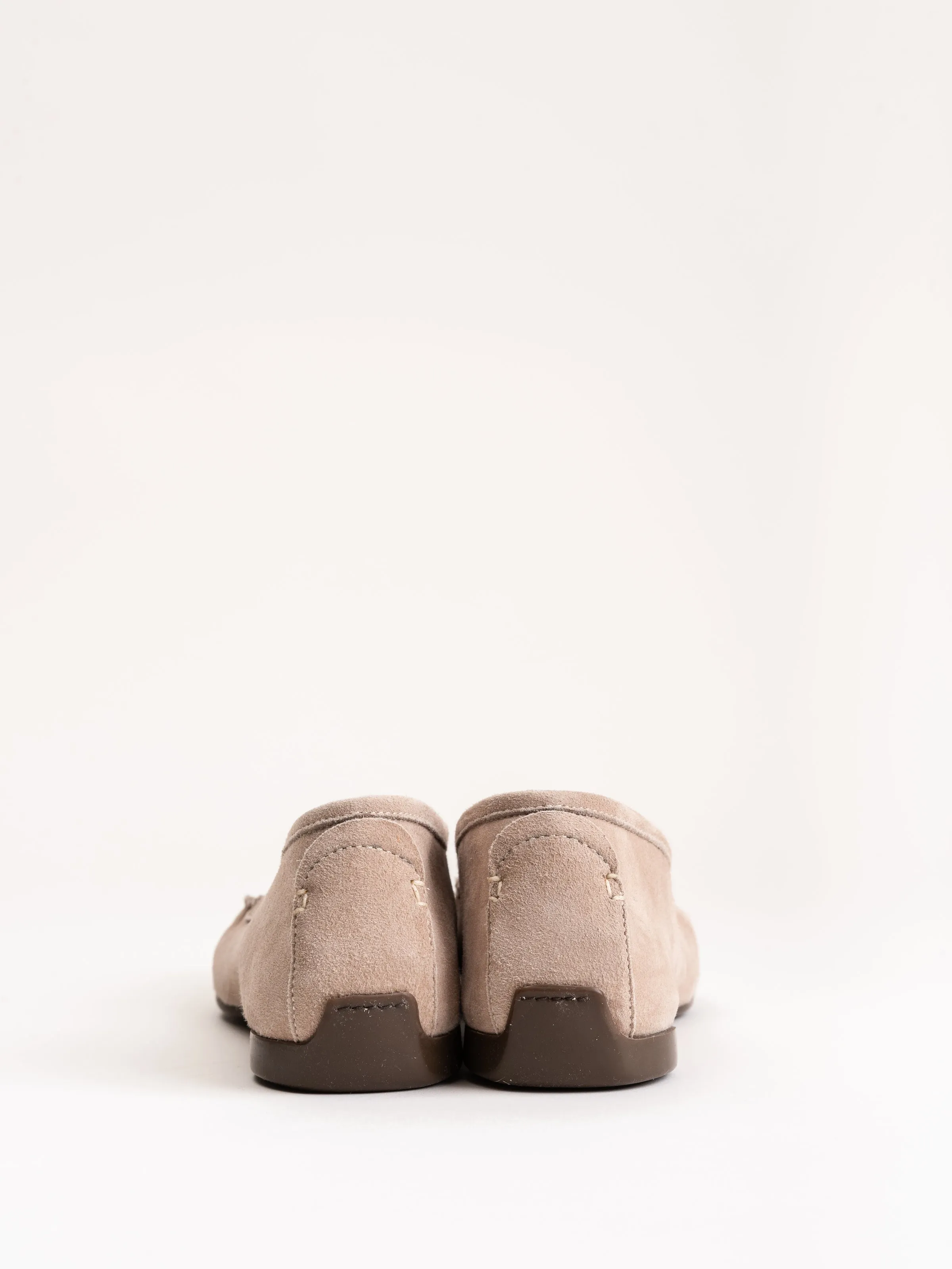 velour moccasin - marble