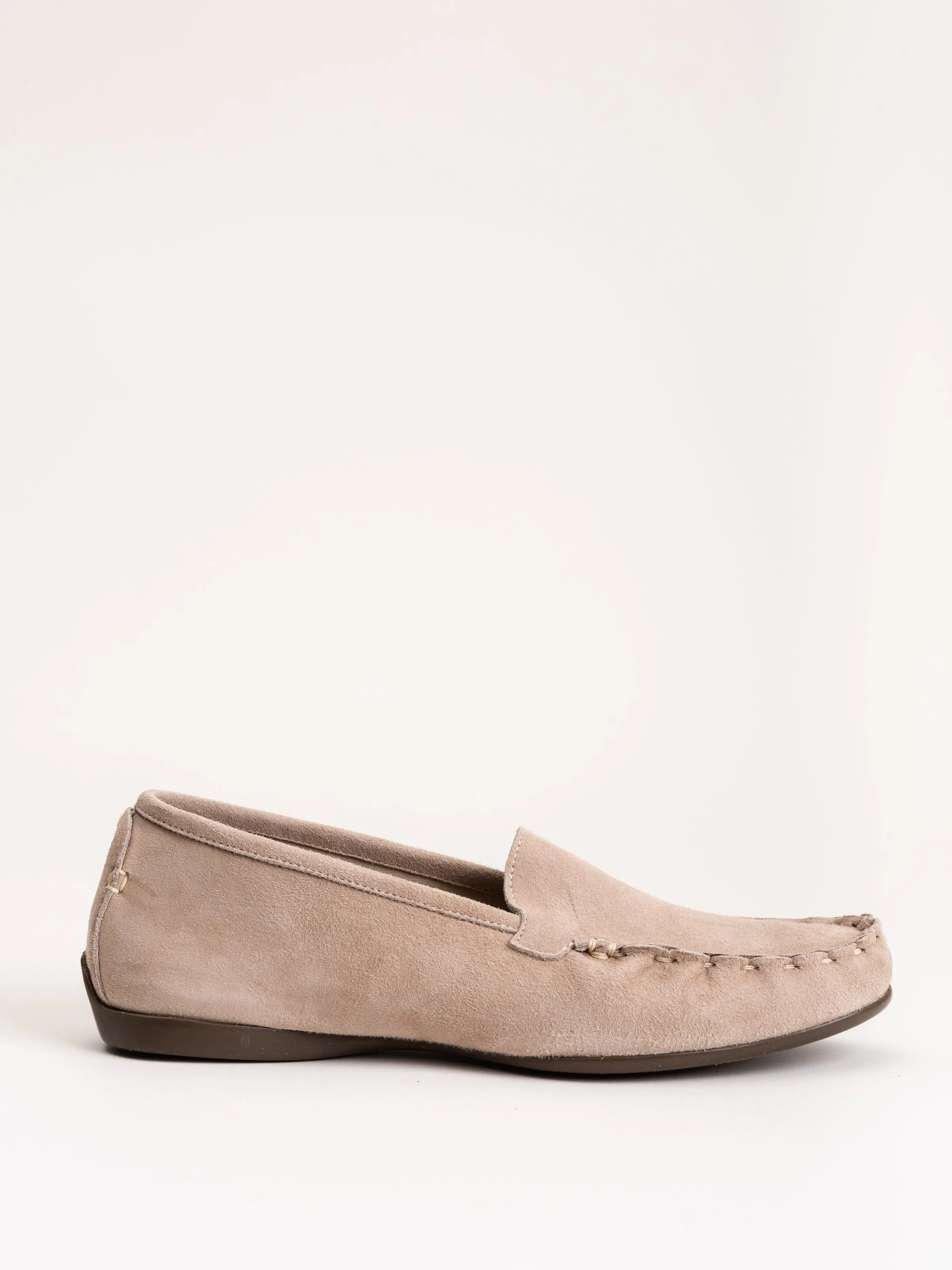 velour moccasin - marble
