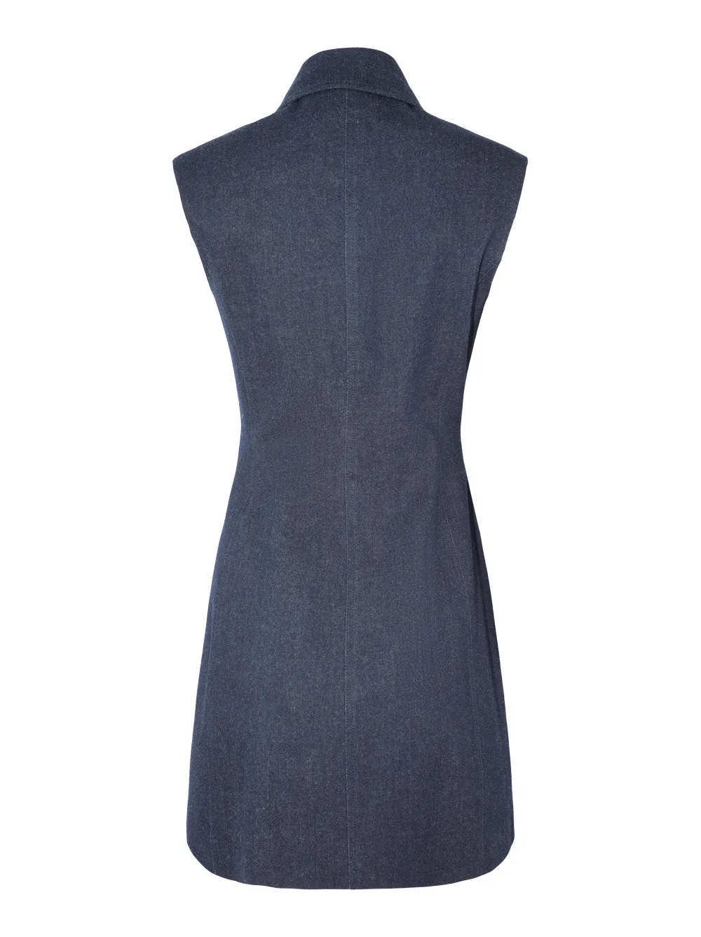 Veronica Beard Serina Denim Dress in Dark Oxford