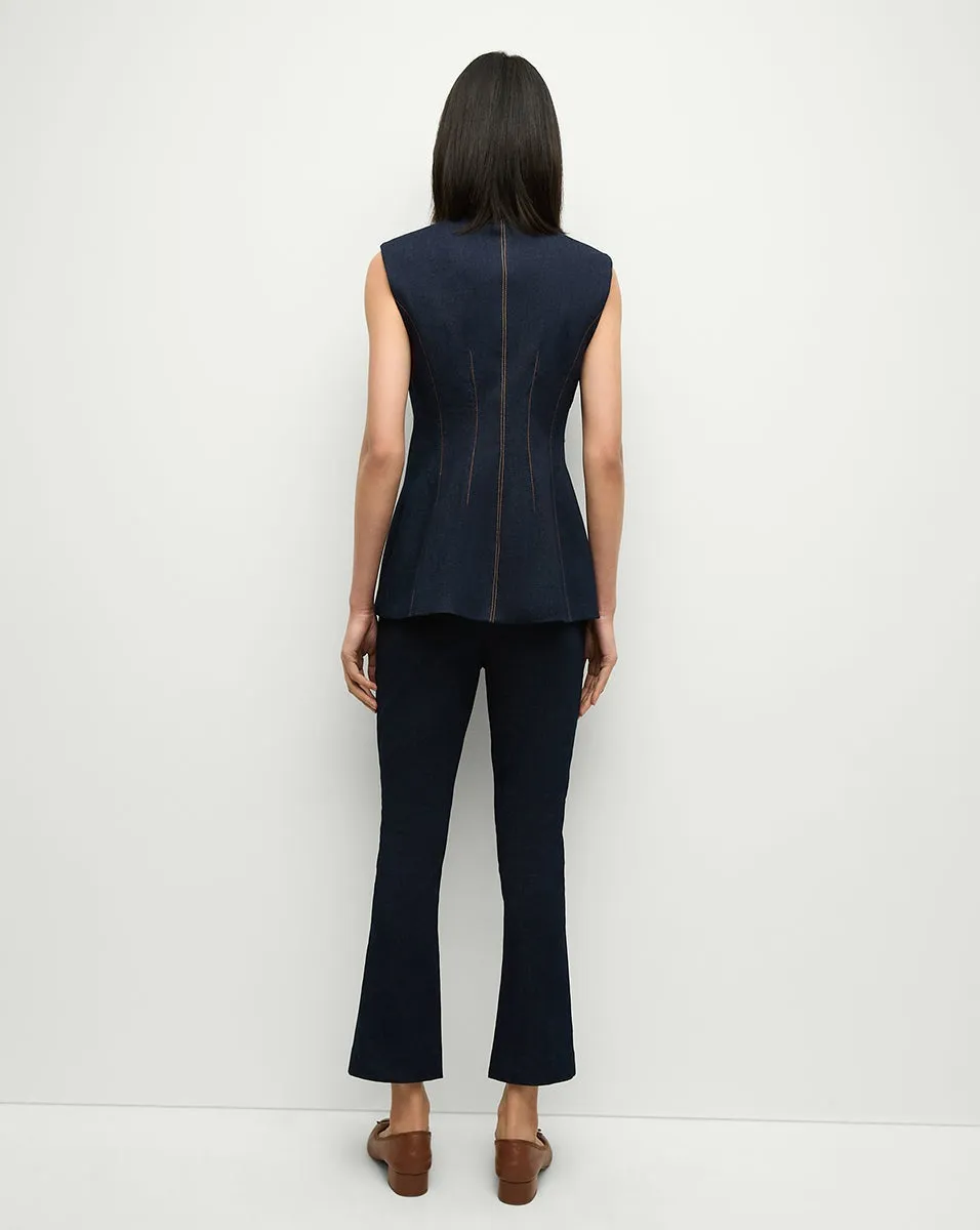 Veronica Beard Tani Pant in Dark Oxford