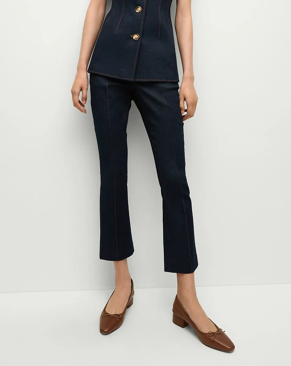 Veronica Beard Tani Pant in Dark Oxford