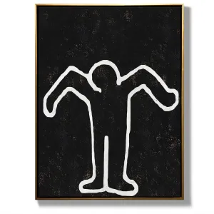Vertical Abstract Dancing Man Painting H210VR