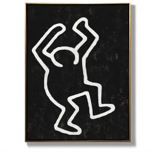 Vertical Abstract Dancing Man Painting H211VR