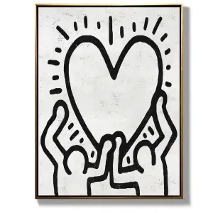 Vertical Abstract Dancing Man Painting H302V
