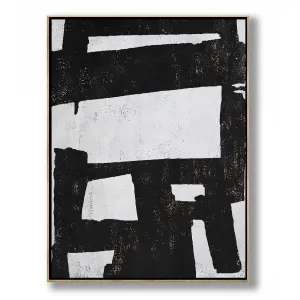 Vertical Minimalist Abstract Painting H105V