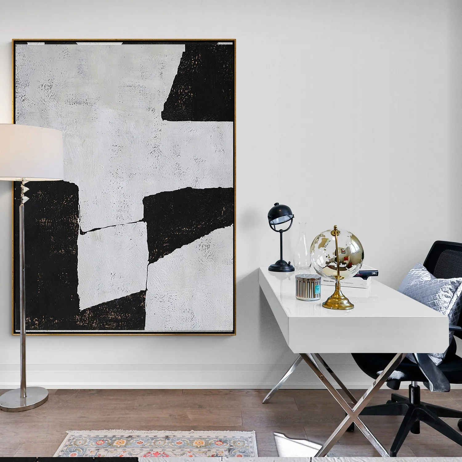 Vertical Minimalist Abstract Painting H112V