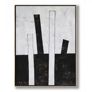 Vertical Minimalist Abstract Painting H122V