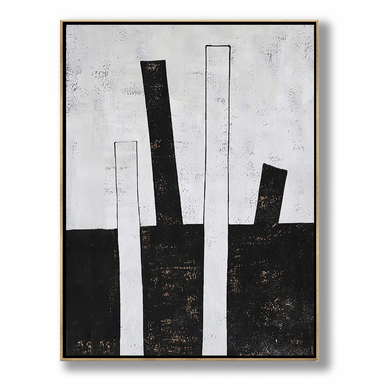 Vertical Minimalist Abstract Painting H122V