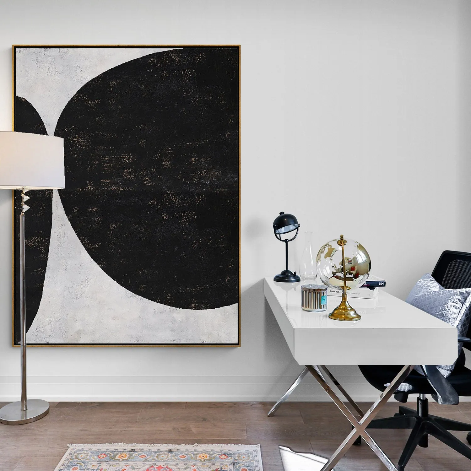 Vertical Minimalist Abstract Painting H138V