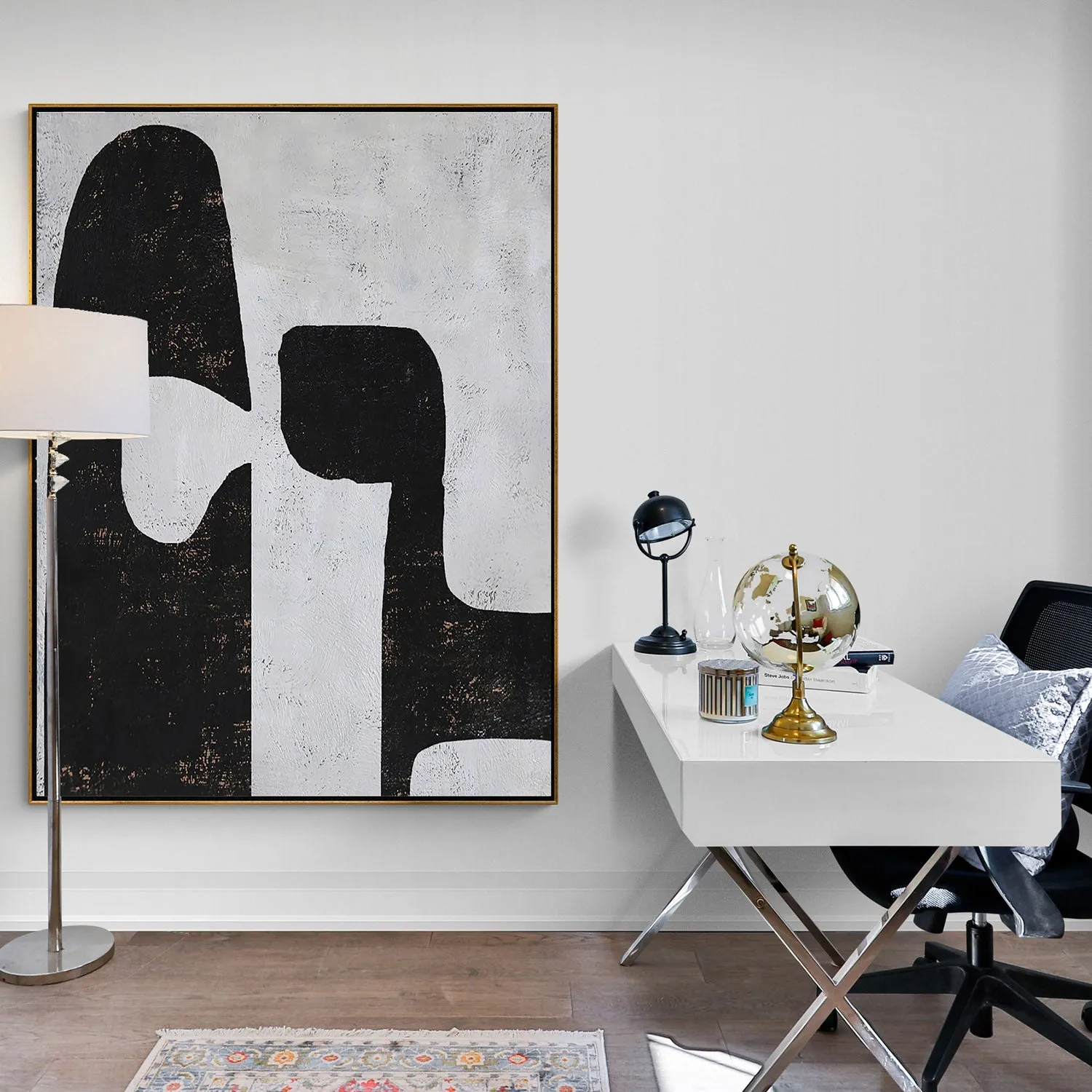Vertical Minimalist Abstract Painting H197V