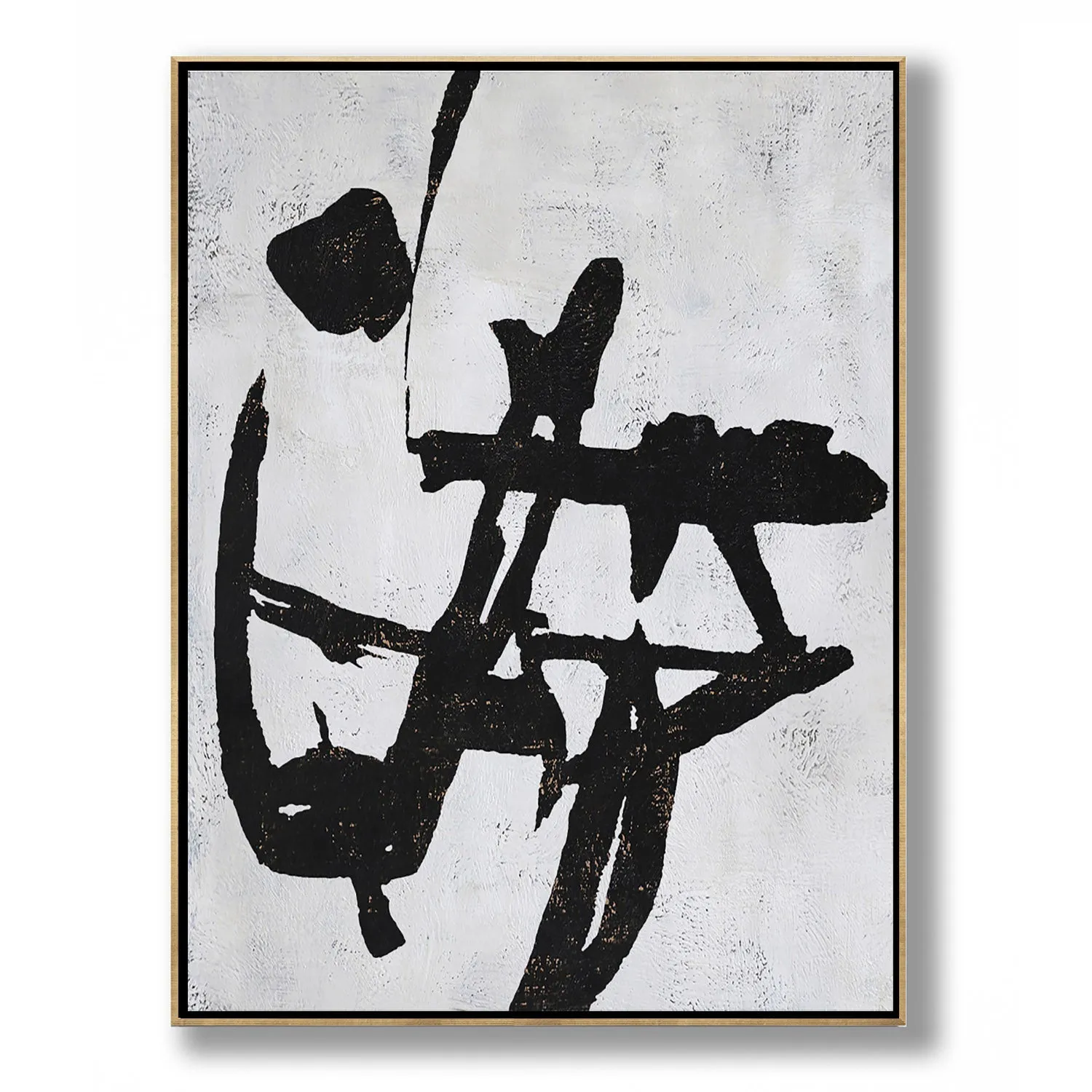 Vertical Minimalist Abstract Painting H199V