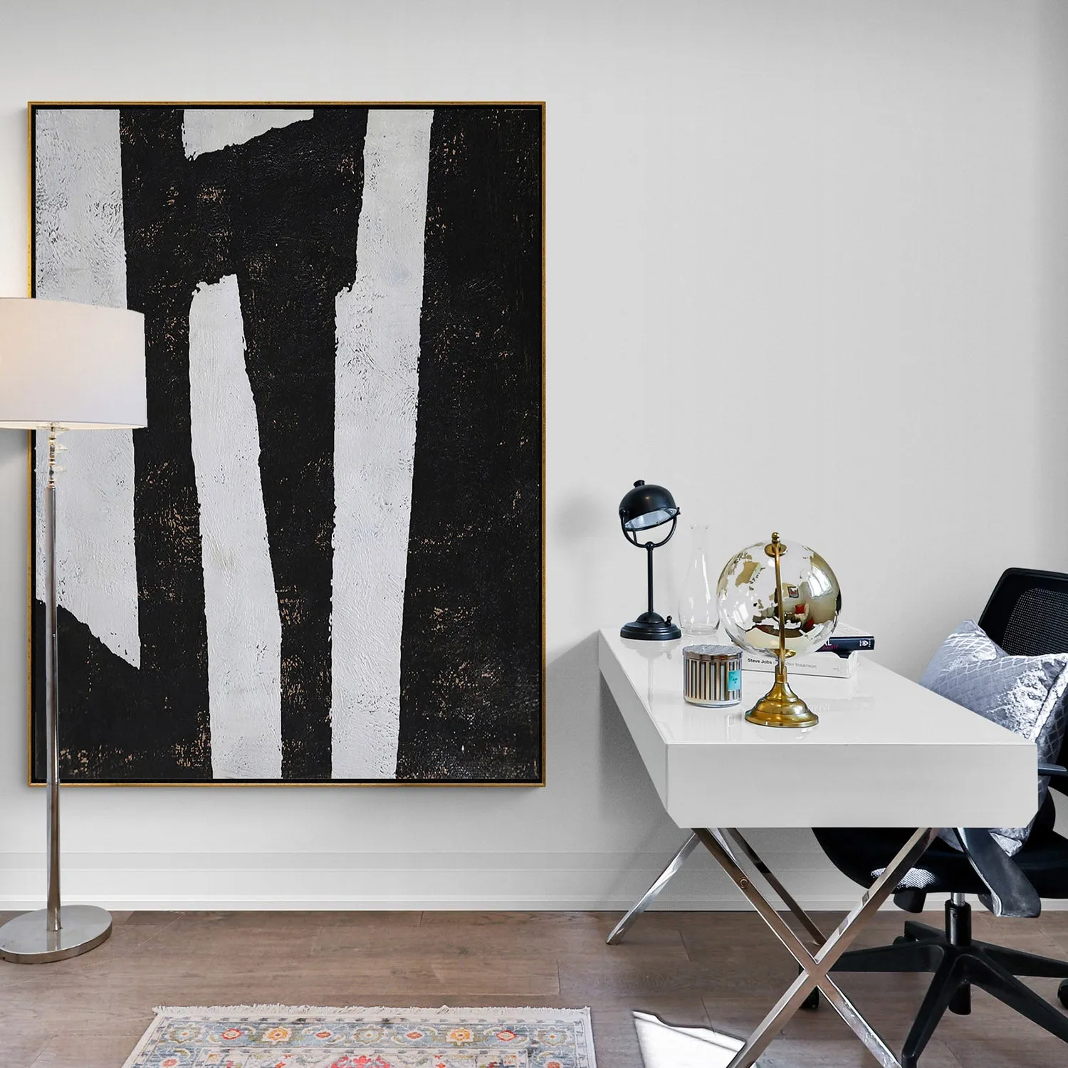 Vertical Minimalist Abstract Painting H38V