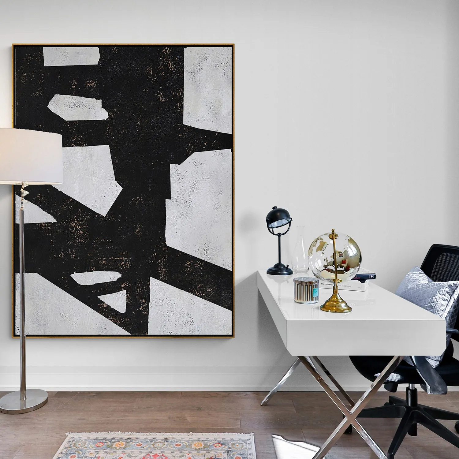 Vertical Minimalist Abstract Painting H42V