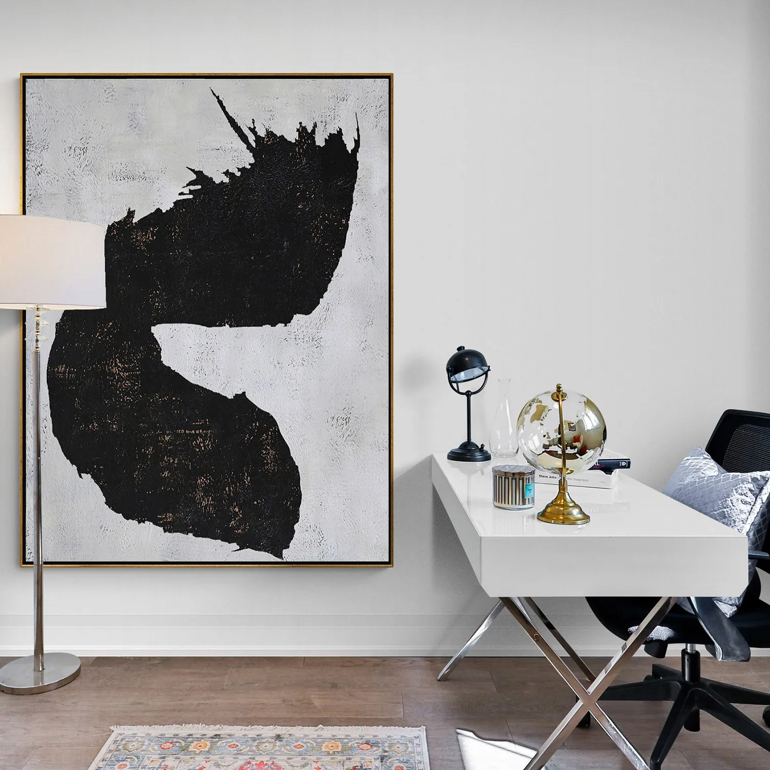 Vertical Minimalist Abstract Painting H63V