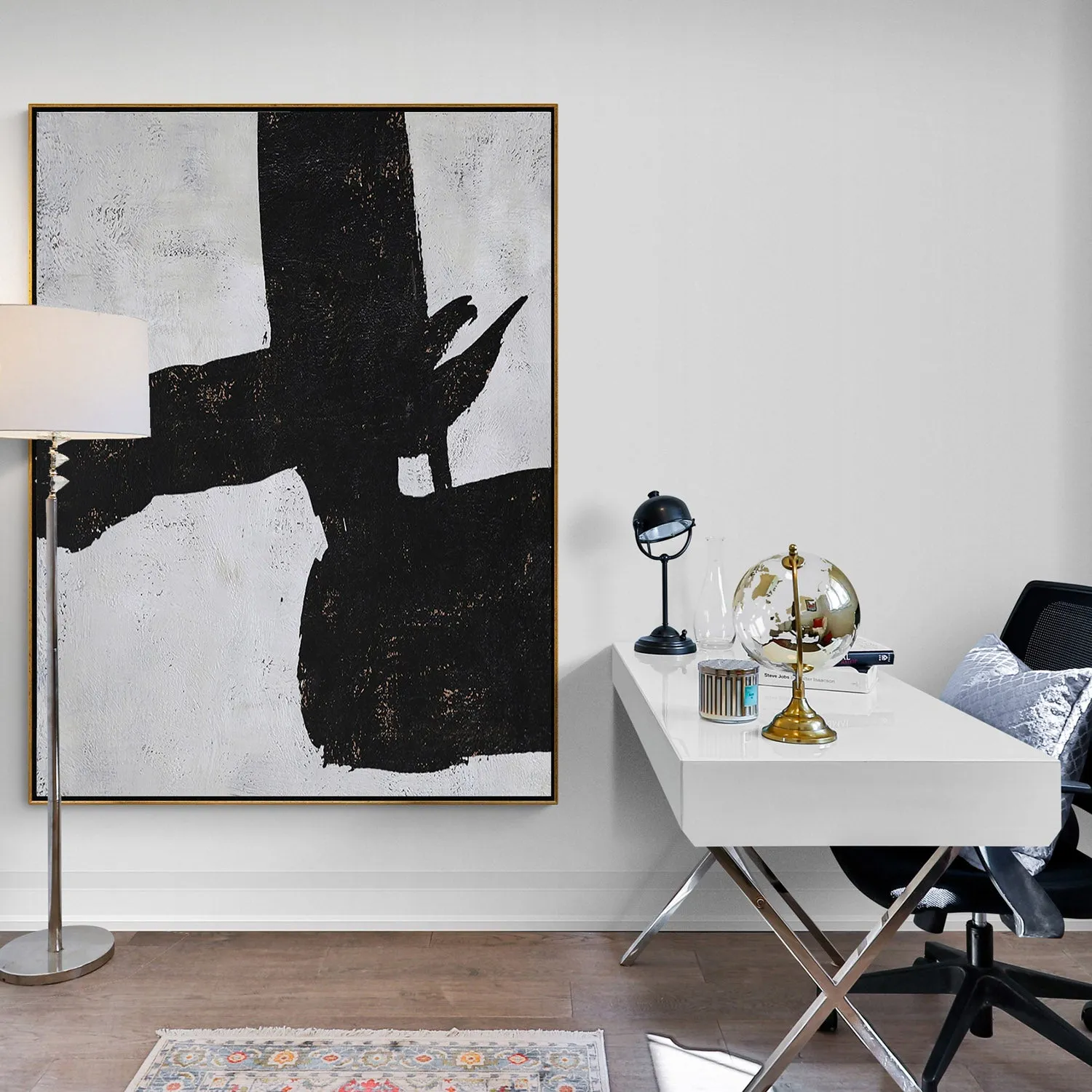 Vertical Minimalist Abstract Painting H80V