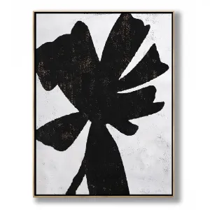 Vertical minimalist flower painting H25V
