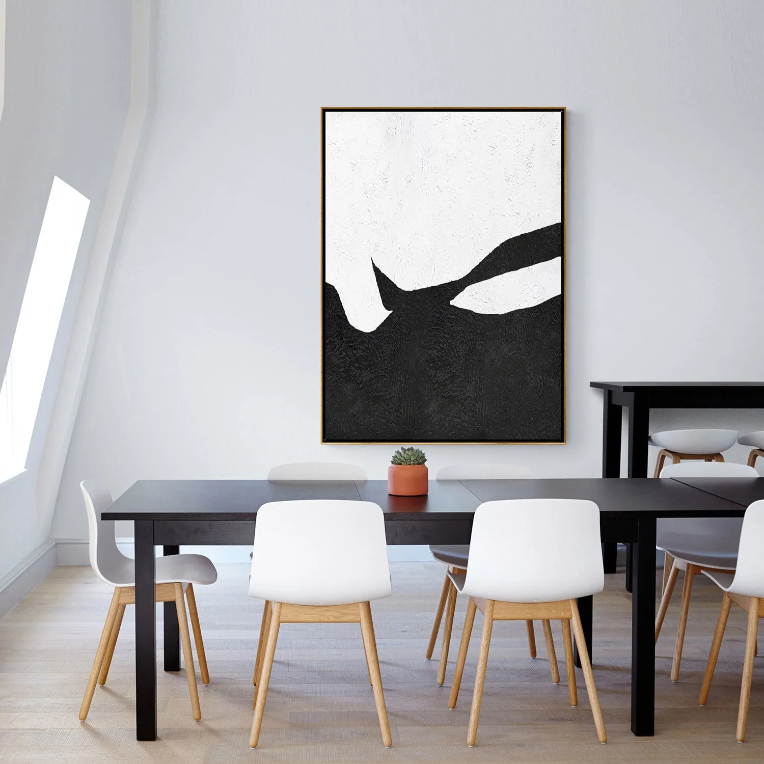 Vertical Minimalist Landscape Art J84L