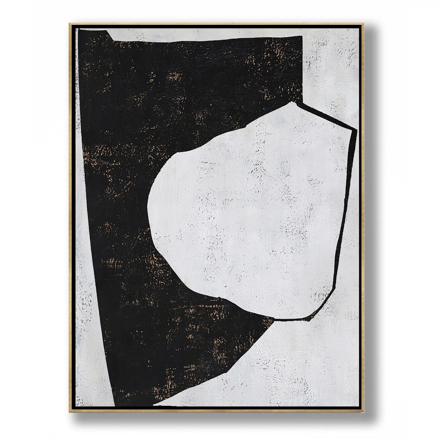 Vertical Minimalist Minimalist Abstract Painting H201V