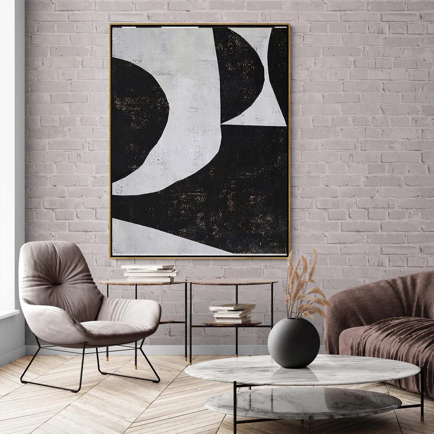 Vertical minimalist painting H14V