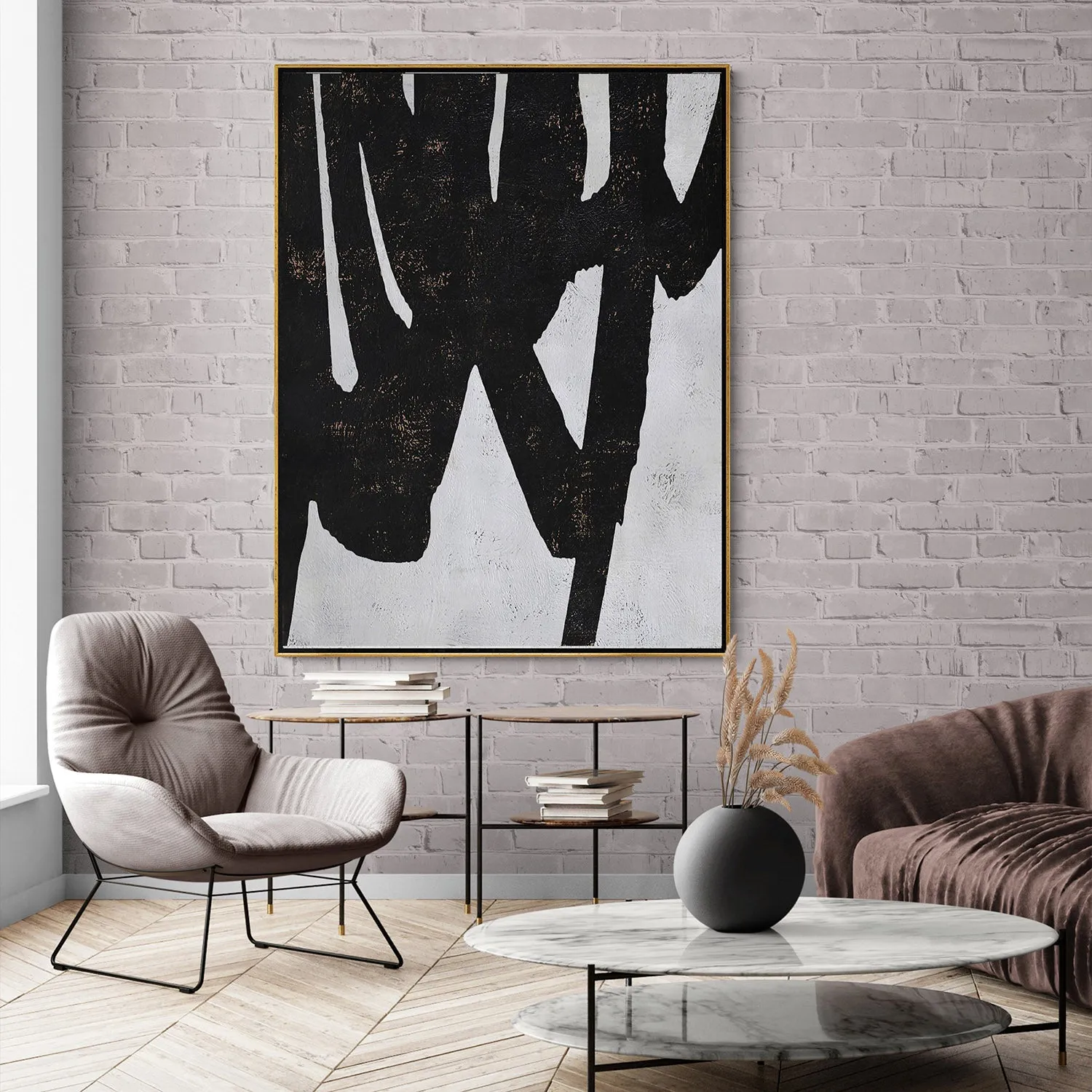 Vertical minimalist painting H15V