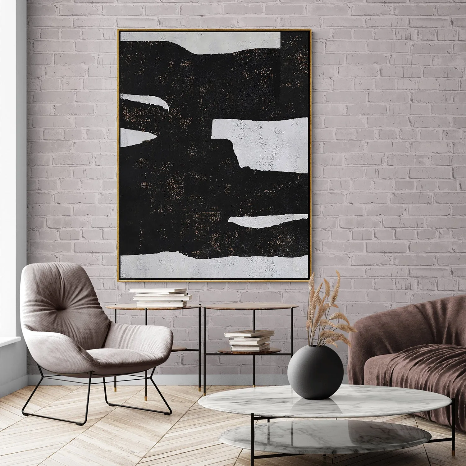 Vertical Minimalist Painting  H243V