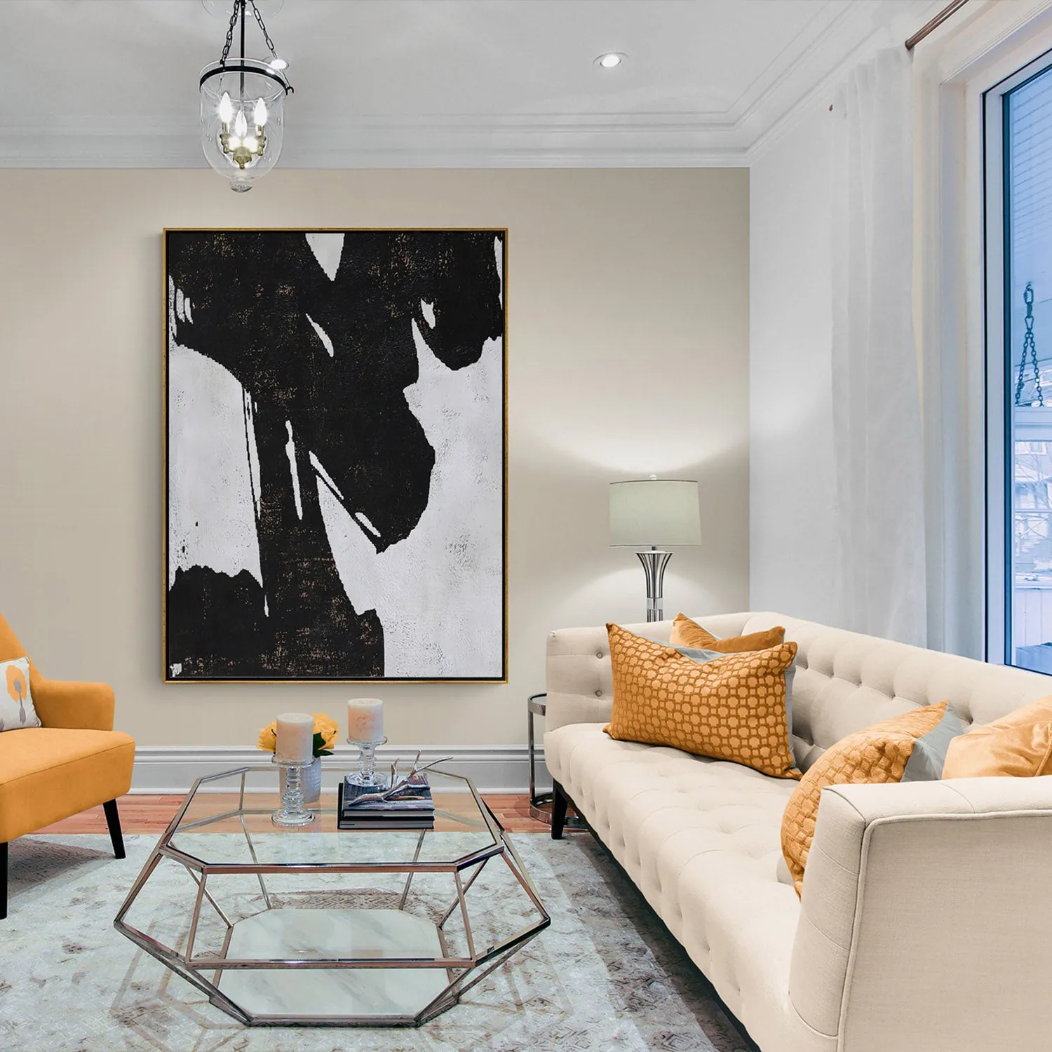 Vertical Minimalist Painting H248V