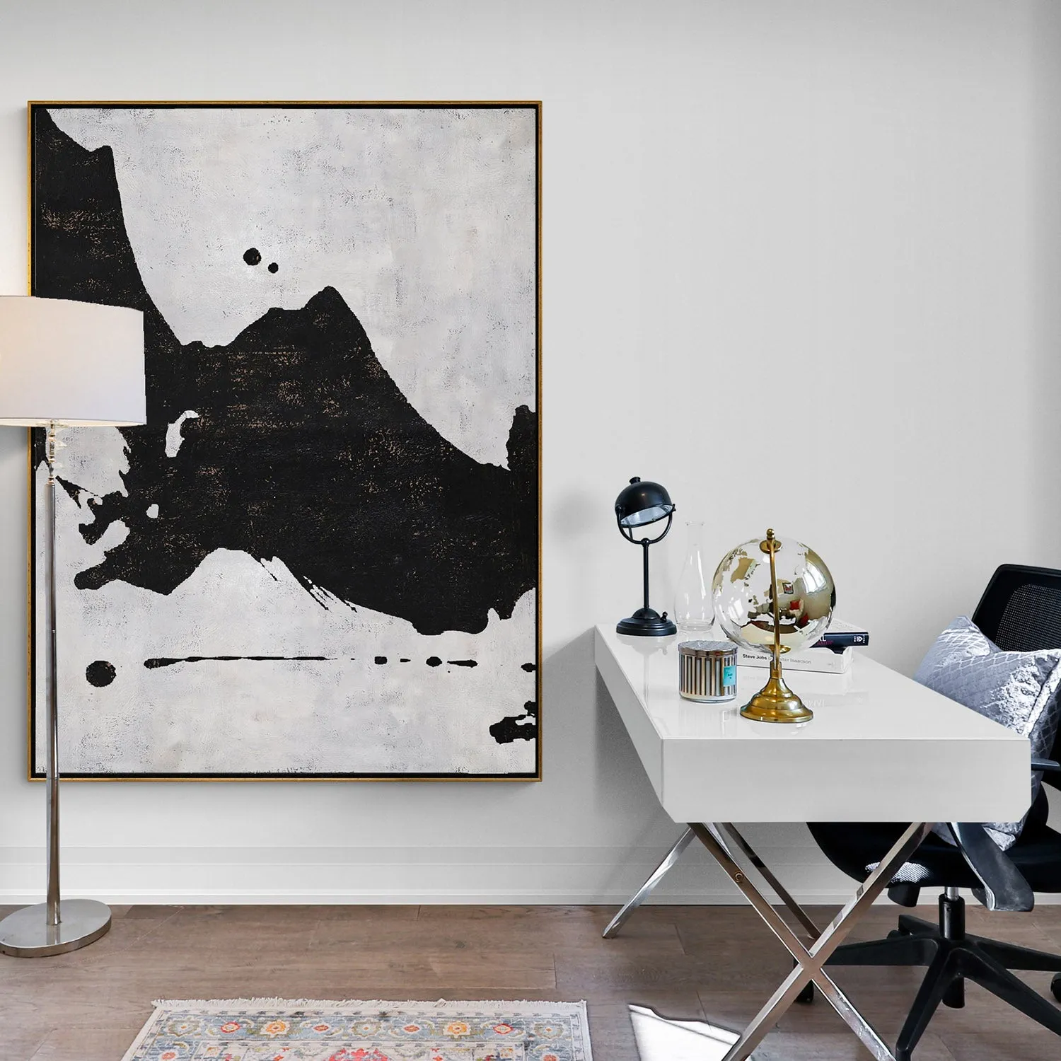 Vertical minimalist painting H26V