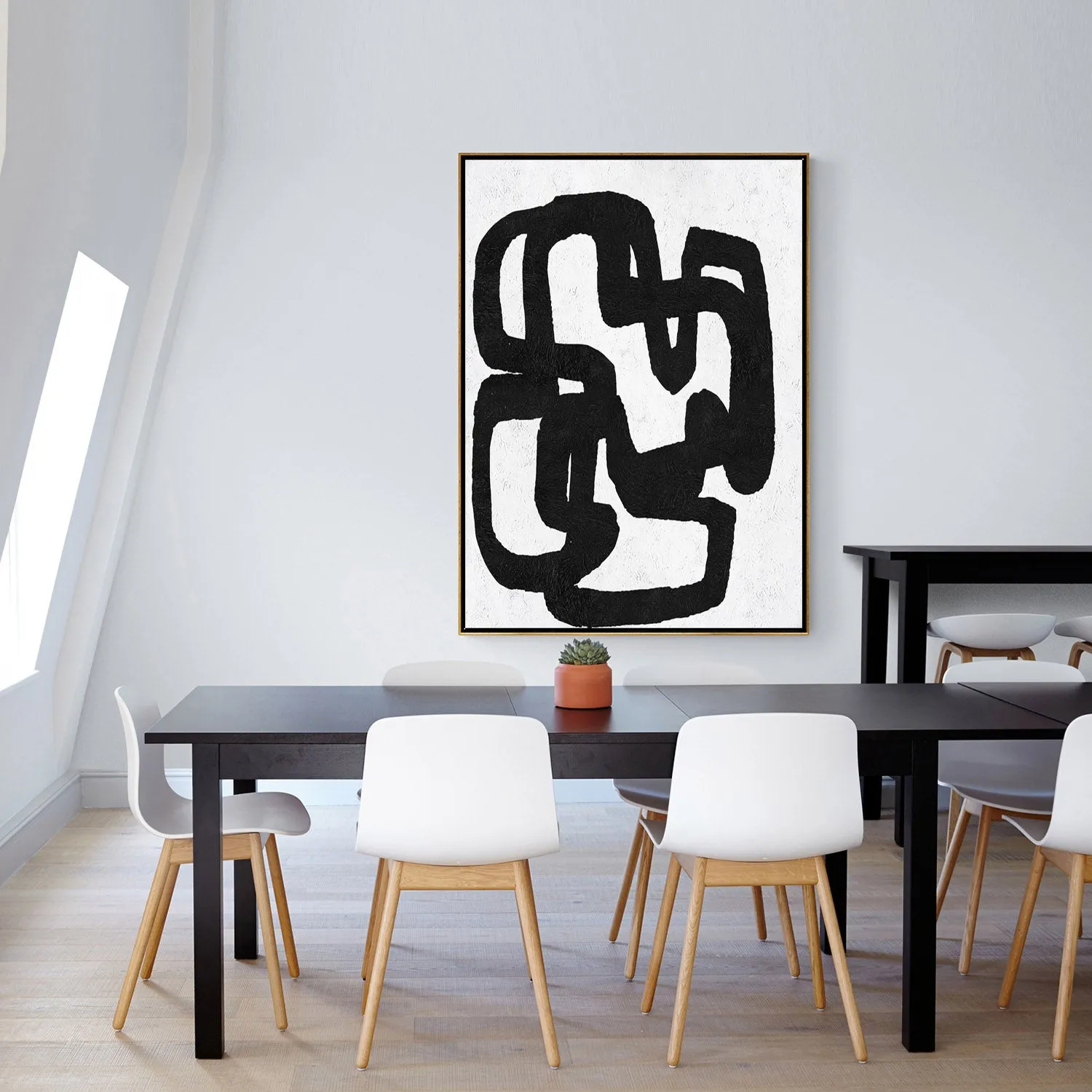 Vertical Minimalist Painting J128L1