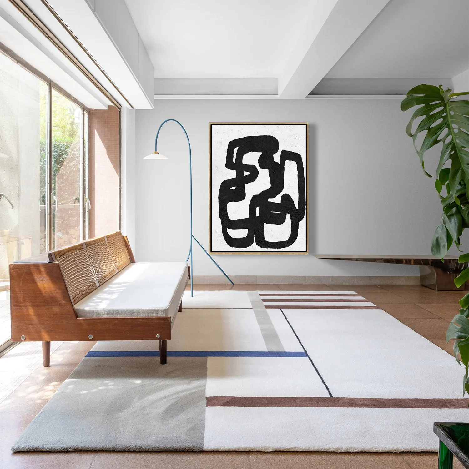 Vertical Minimalist Painting J128L