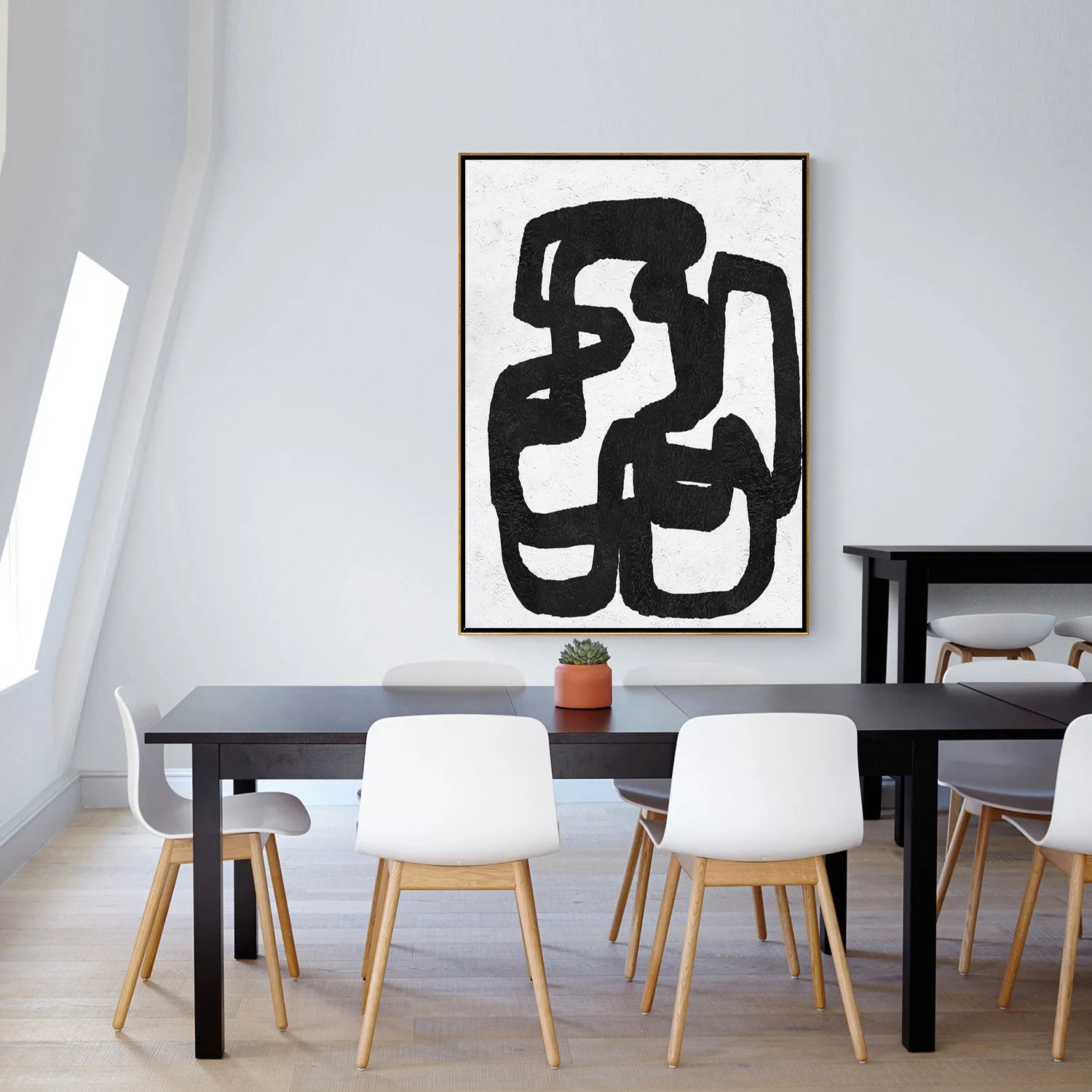 Vertical Minimalist Painting J128L