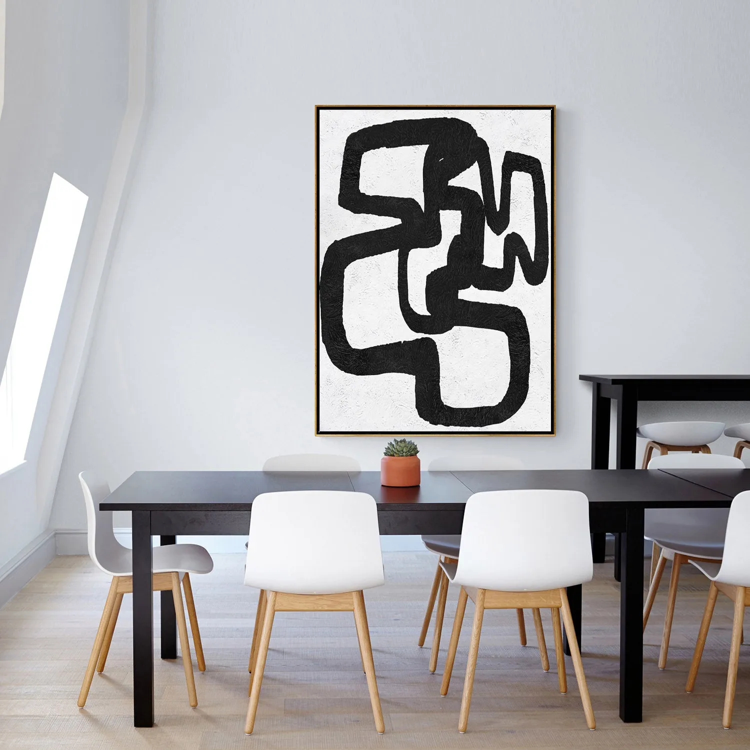 Vertical Minimalist Painting J129L