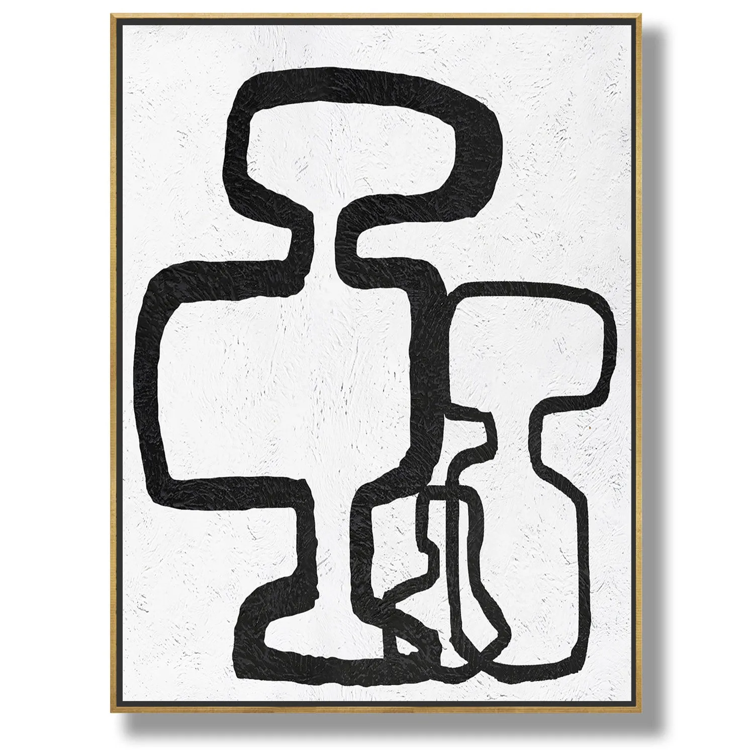 Vertical Minimalist Painting J19L