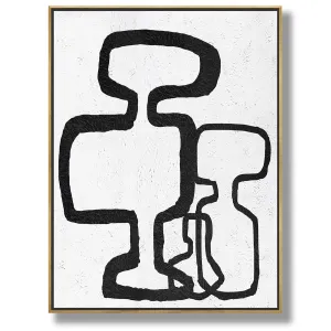 Vertical Minimalist Painting J19L
