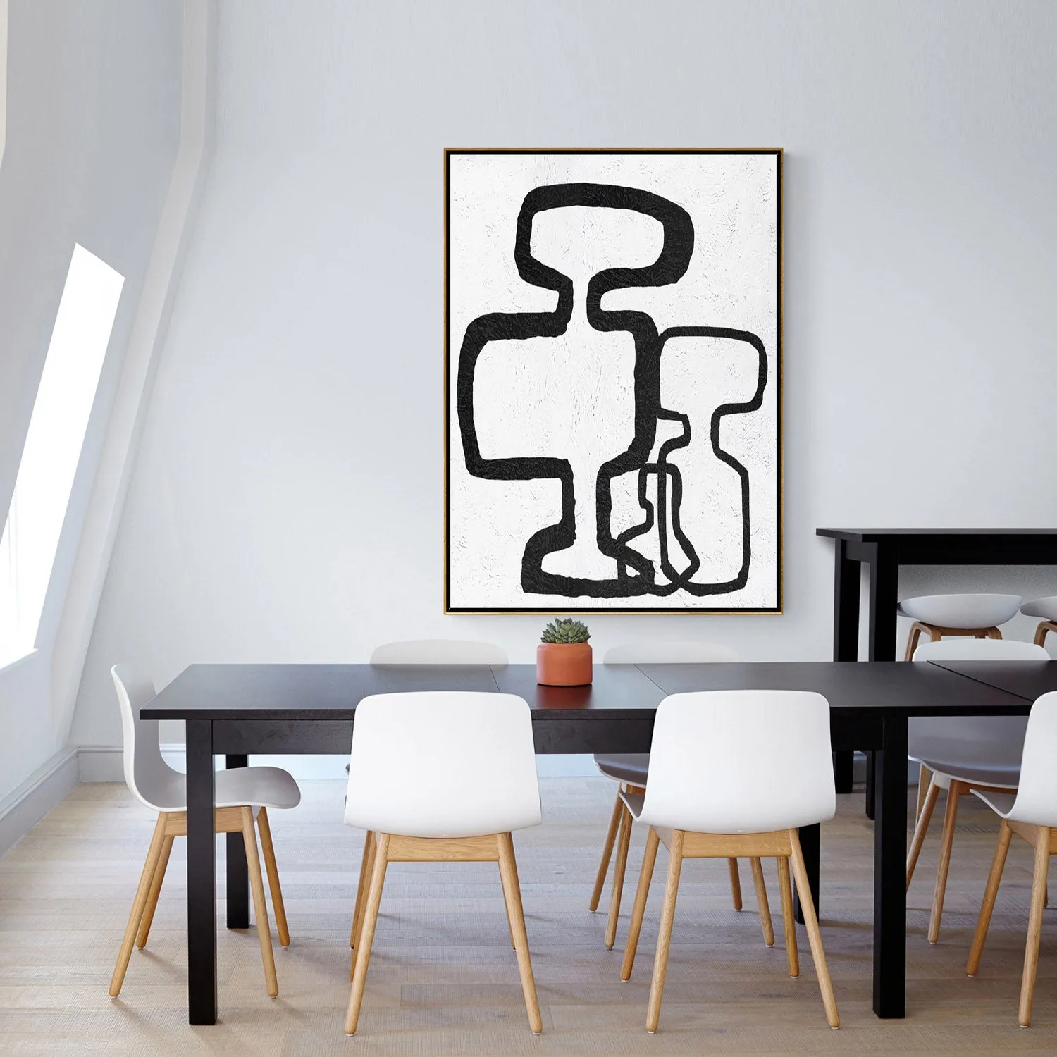 Vertical Minimalist Painting J19L