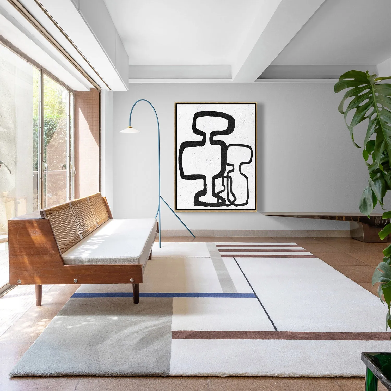 Vertical Minimalist Painting J19L