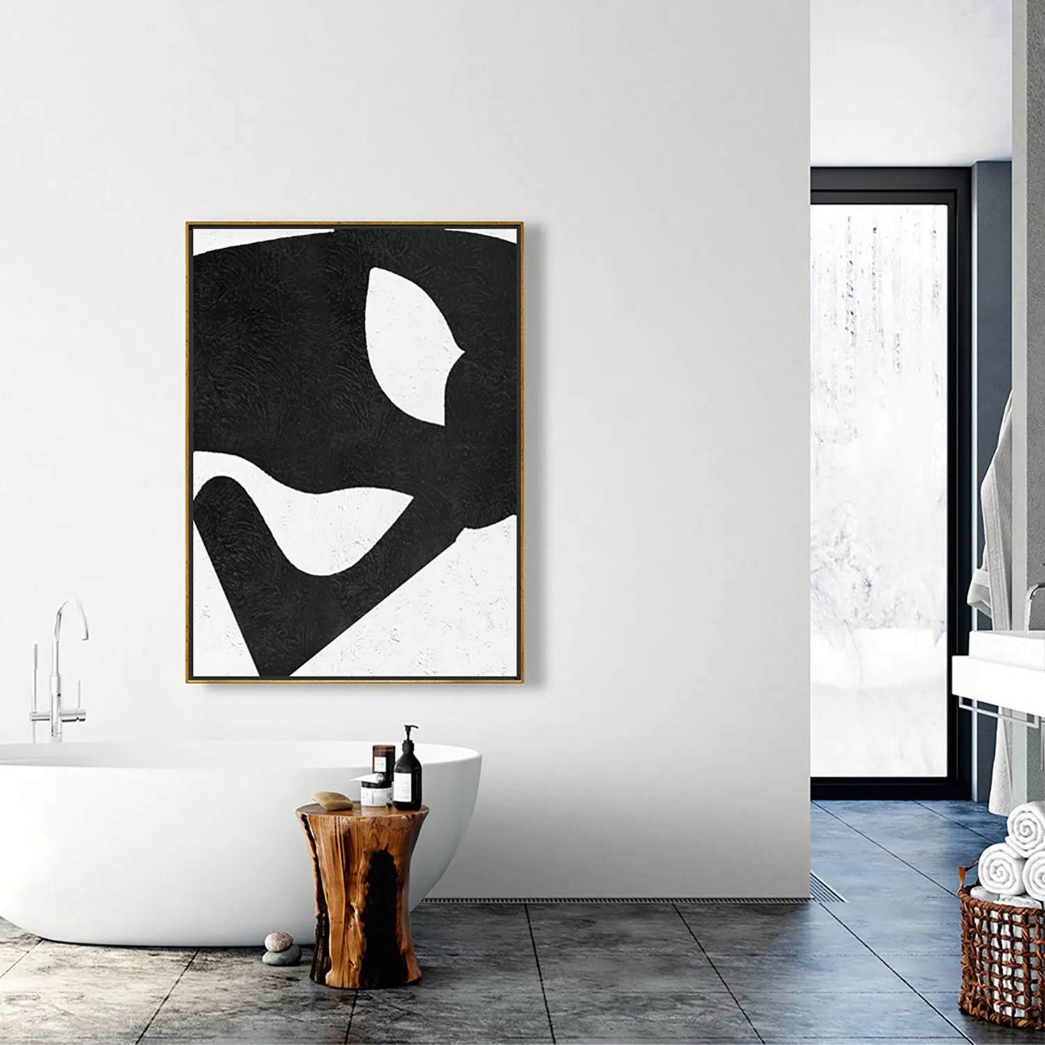 Vertical Minimalist Painting J1L