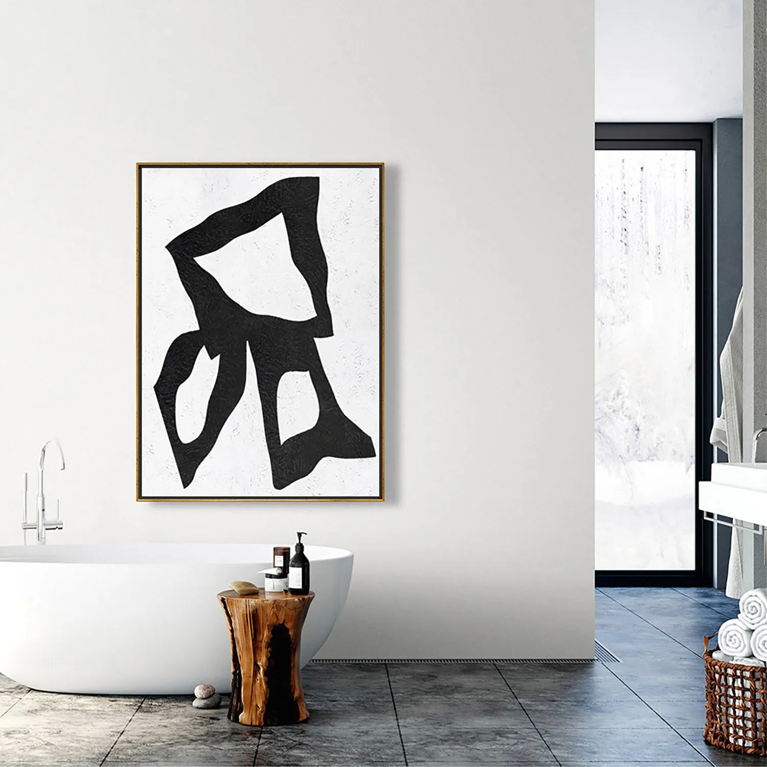 Vertical Minimalist Painting J53L