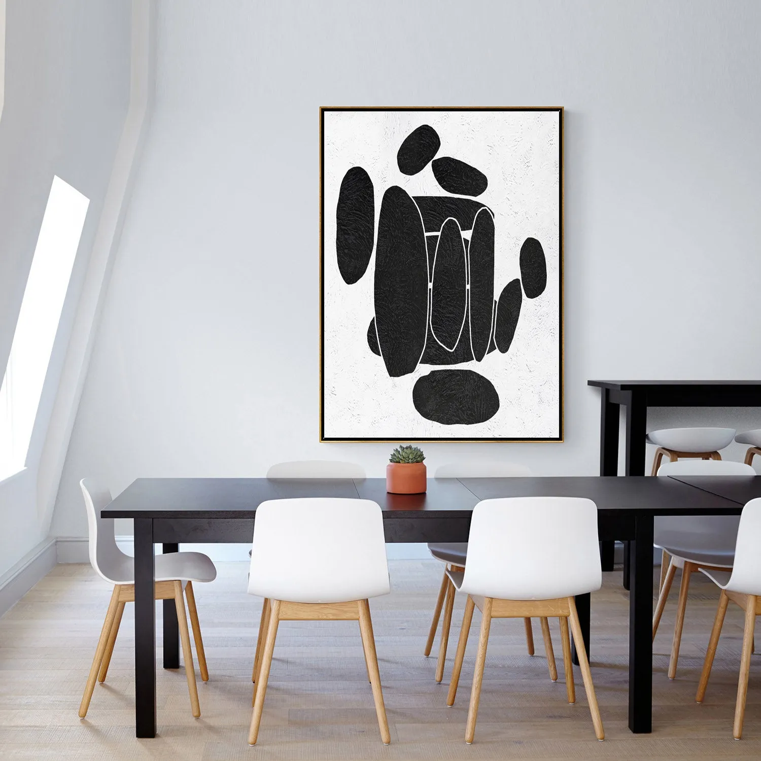 Vertical Minimalist Painting J62L