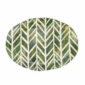 Vietri Foresta Primavera Geometric Medium Oval Platter