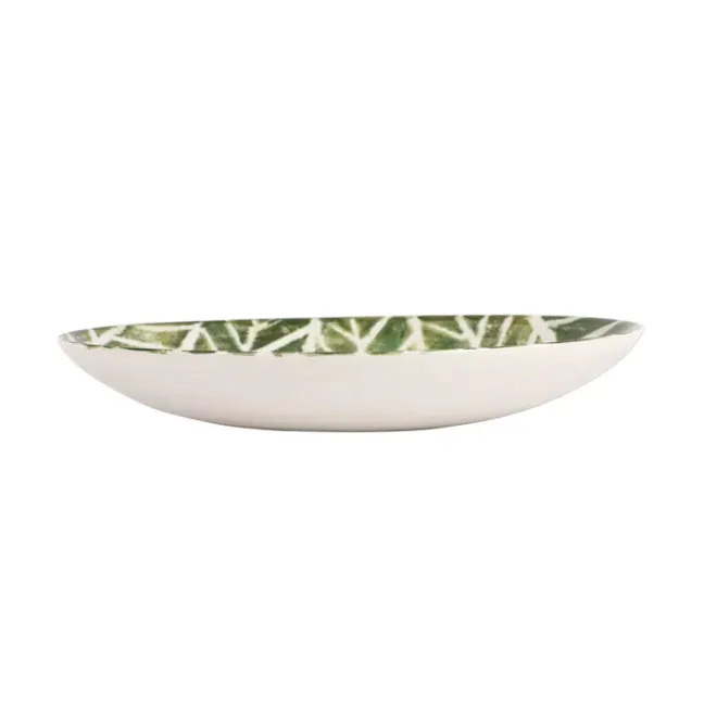 Vietri Foresta Primavera Geometric Serving Bowl