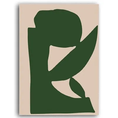 Vintage Abstract Matisse Line Figure