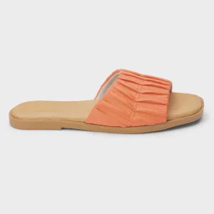 Viva Beach Flat Sandals Coral