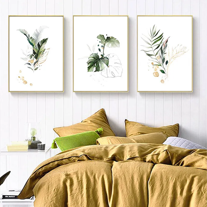 Watercolor Plant Canvas Wall Art